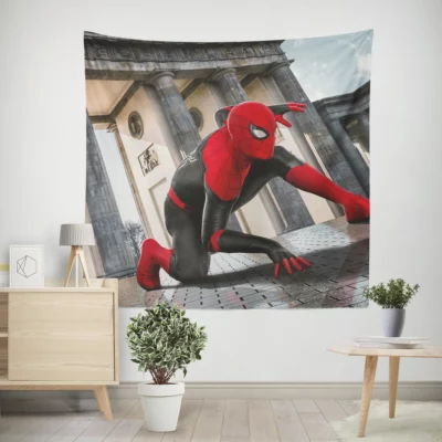 Spider-Man Far From Home Prague Wall Tapestry
